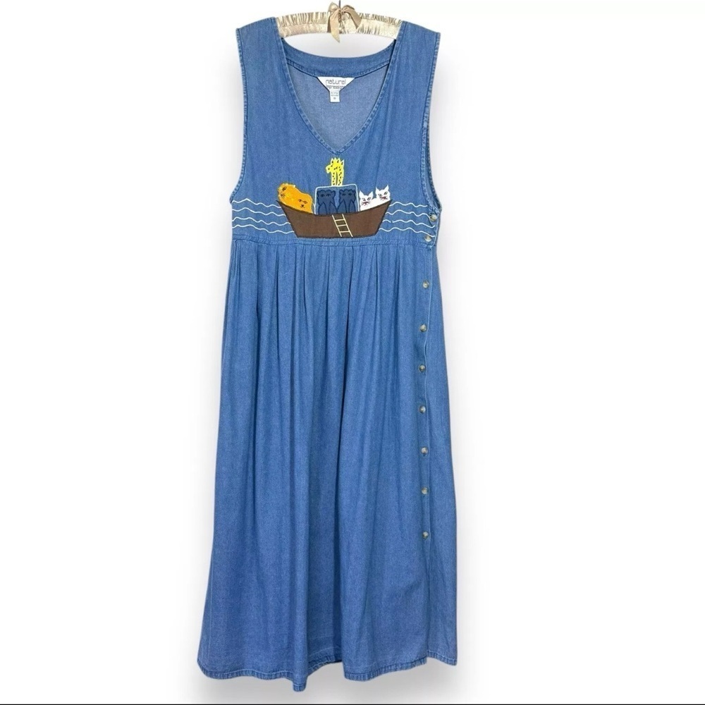 Blue Embellished Pleated Maxi Sundress